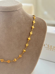 Golden Hearts Kolye